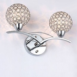 Kinkiety Ścienne Lampy Ścienne Do Czytania Kryształowe Mini Styl Nowoczesny Współczesny Metal