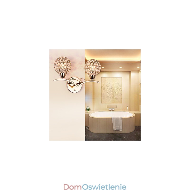 Kinkiety Ścienne Lampy Ścienne Do Czytania Kryształowe Mini Styl Nowoczesny Współczesny Metal