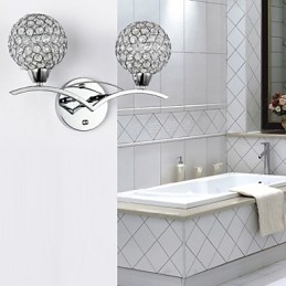Kinkiety Ścienne Lampy Ścienne Do Czytania Kryształowe Mini Styl Nowoczesny Współczesny Metal