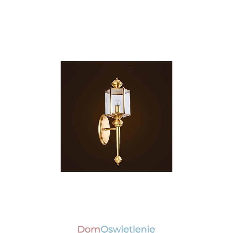 Lampa ogrodowa Pełna miedziana lampa zewnętrzna lampa wodoodporna lampa B