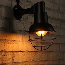 Kinkiety ścienne w stylu Mini Rustykalny domek Metal