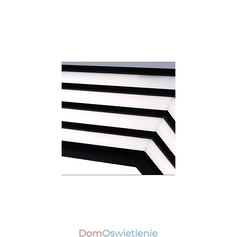 Zakontraktowana i współczesna czarna i kwadratowa kopuła świetlna