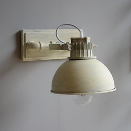 Zupełnie nowa nostalgiczna lampa ścienna w stylu vintage z żelaza w stylu loftowym na balkon w Europie Północnej, kute lampy ścienne z żelaza