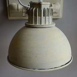 Zupełnie nowa nostalgiczna lampa ścienna w stylu vintage z żelaza w stylu loftowym na balkon w Europie Północnej, kute lampy ścienne z żelaza