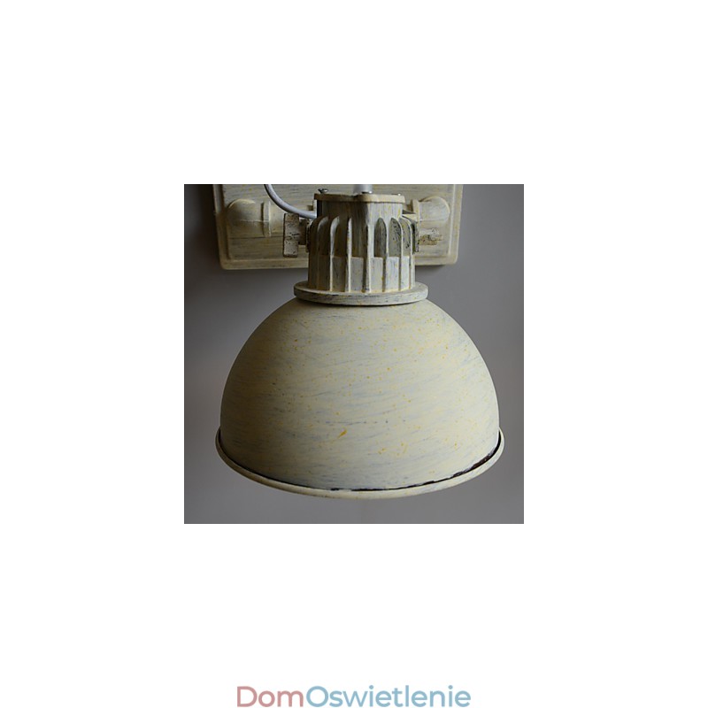Zupełnie nowa nostalgiczna lampa ścienna w stylu vintage z żelaza w stylu loftowym na balkon w Europie Północnej, kute lampy ścienne z żelaza