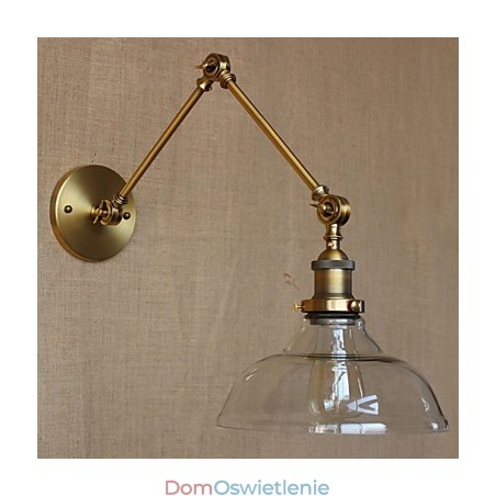 Lampa ścienna dekoracyjna w stylu LOFT w kolorze nowoczesnego szkła w kolorze brązu Lampa ścienna dekoracyjna w stylu LOFT w kolorze nowoczesnego szkła w kolorze brązu