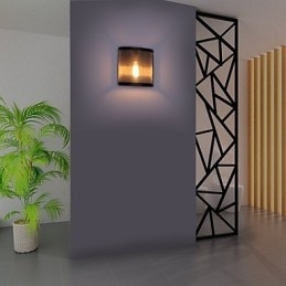 Styl Vintage Prostota Stalowa Siatka Druciana i Metalowa Kinkiet Salon Korytarz Poddasze Garaż Piwnica Kinkiet