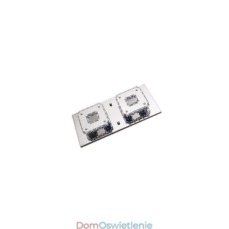 Nowoczesny, współczesny, galwanizowany metalowy uchwyt ścienny