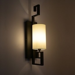 Nowoczesny amerykański styl antyczna lampa salon sypialnia pokoje hotelowe biała tkanina lampa ścienna