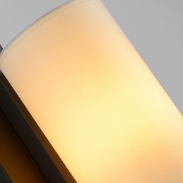 Nowoczesny amerykański styl antyczna lampa salon sypialnia pokoje hotelowe biała tkanina lampa ścienna
