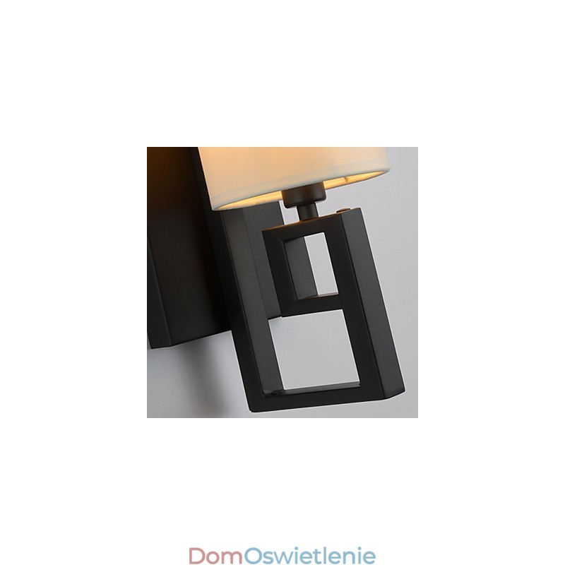 Nowoczesny amerykański styl antyczna lampa salon sypialnia pokoje hotelowe biała tkanina lampa ścienna