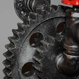 Kreatywny Żelazny Bar Restauracja Bar Alejka Ścienna Lampa Ścienna Loft Industrial Gear Osobowość Do Zrobienia Stare Rury Wodne