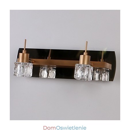Kryształowe oświetlenie łazienkowe nowoczesne współczesne G4 Metal