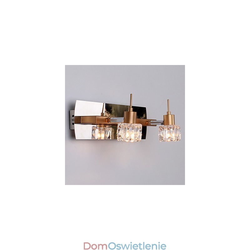 Kryształowe oświetlenie łazienkowe nowoczesne współczesne G4 Metal