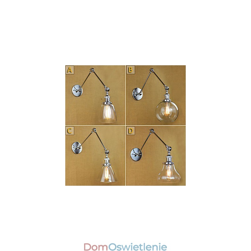 Chromowane szkło podwójne ramię regulowany srebrny drążek KTV nocny korytarz restauracja pokój hotelowy ściana