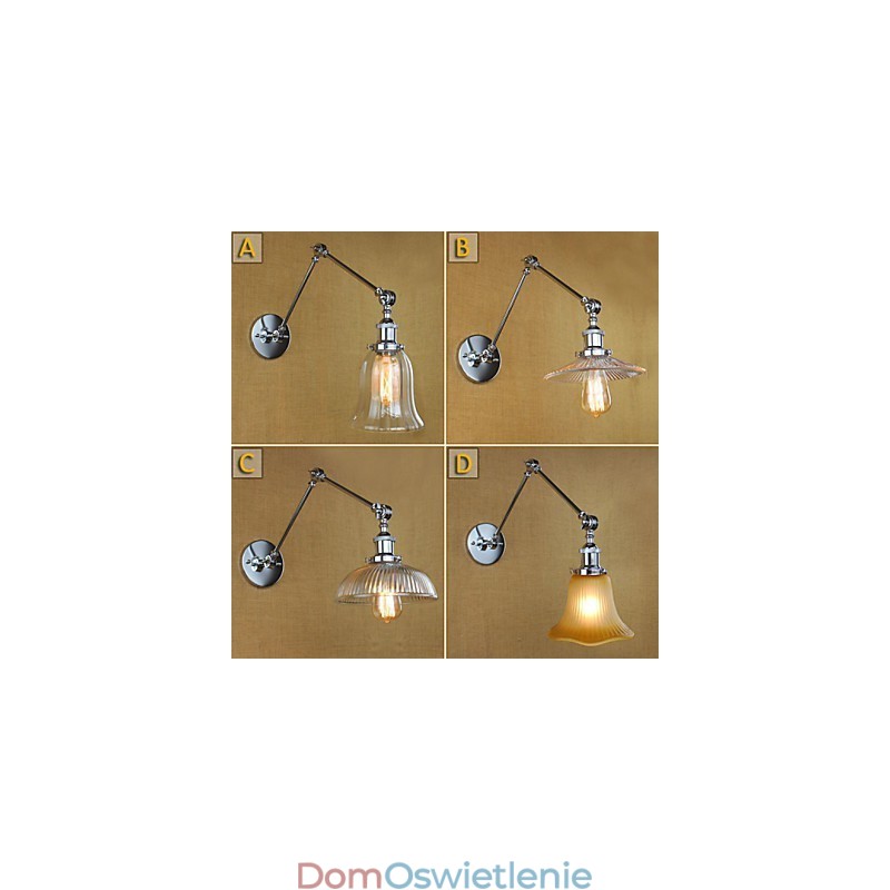 Kinkiety Oświetlenie łazienkowe Oświetlenie zewnętrzne Kinkiety do czytania Nowoczesne Współczesne Szkło