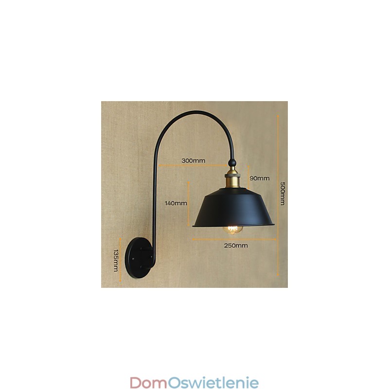 Amerykańska Krajowa LOFT Przemysłowa Maszyna Światło Wiatr Retro Willa Nostalgiczna Jadalnia Żelazna Dekoracyjna Lampa Ścienna