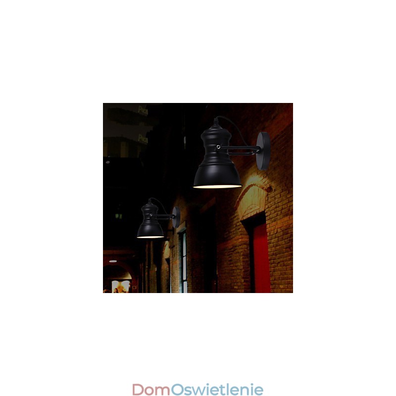 Kinkiety ścienne Art Deco Lampa Industrialna Żelazna Tablica Ścienna Loft