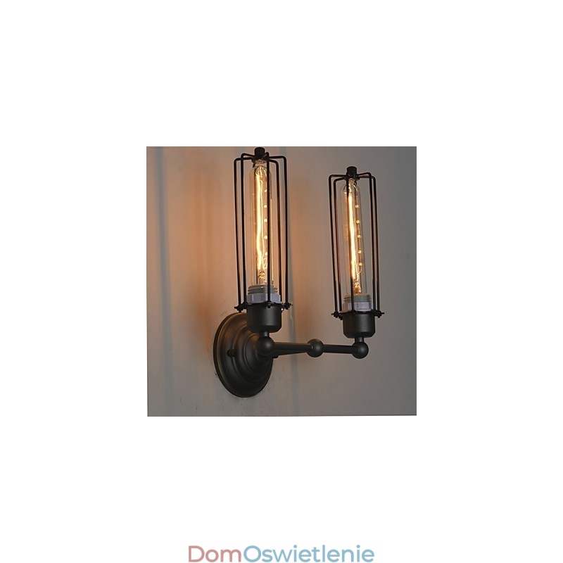 Loft American Country Retro Żelazna lampa ścienna Art Industry Lights