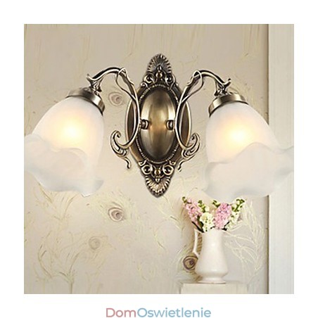 Retro Szkło Prosta Europejska Nowoczesna Elegancja Kute Żelazne Lampy Ścienne Światło Retro Szkło Prosta Europejska Nowoczesna Elegancja Kute Żelazne Lampy Ścienne Światło