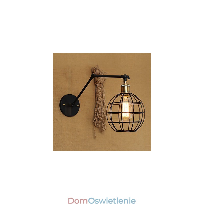 Kinkiety, lampy wiszące, lampy do czytania, styl miniaturowy, rustykalny domek, metal