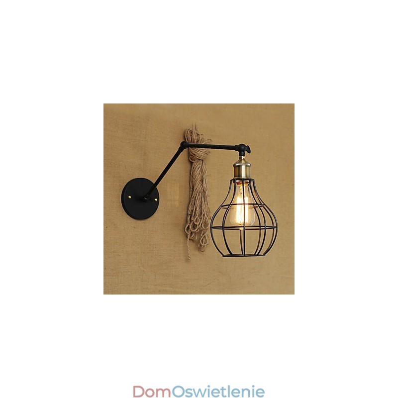 Kinkiety, lampy wiszące, lampy do czytania, styl miniaturowy, rustykalny domek, metal