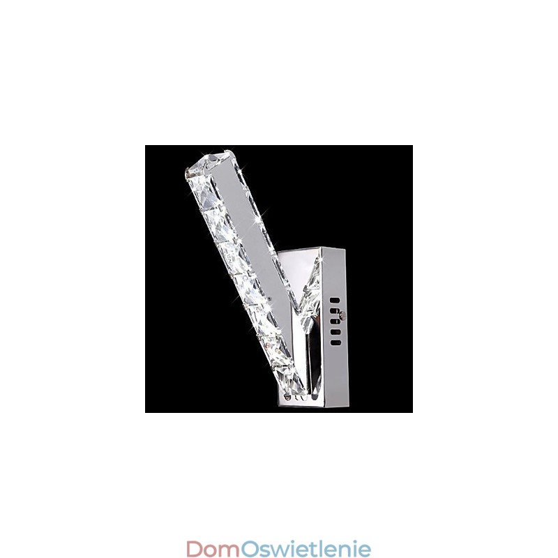 Kinkiety ścienne kryształowe nowoczesne współczesne metalowe