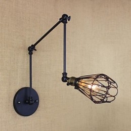 Żelazne ramię Loft Retro Industrial Korytarz Schody Korytarz Stół Prosta Kreatywna Restauracja Bar Lampa