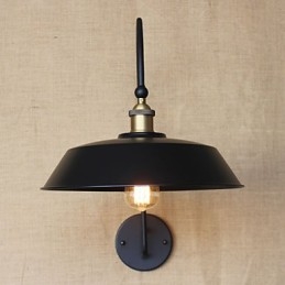 Kreatywny amerykański wiejski żelazny retro okrągły przemysłowy salon balkon alejka schody dekoracja pokoju lampa