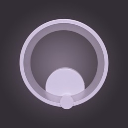 Kinkiety Nowoczesne Średnica 27CM Pierścień Współczesny Metal Akryl 90 240V