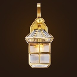 Lampa zewnętrzna Lampa ogrodowa Lampa zewnętrzna Pełna miedź Lampa B