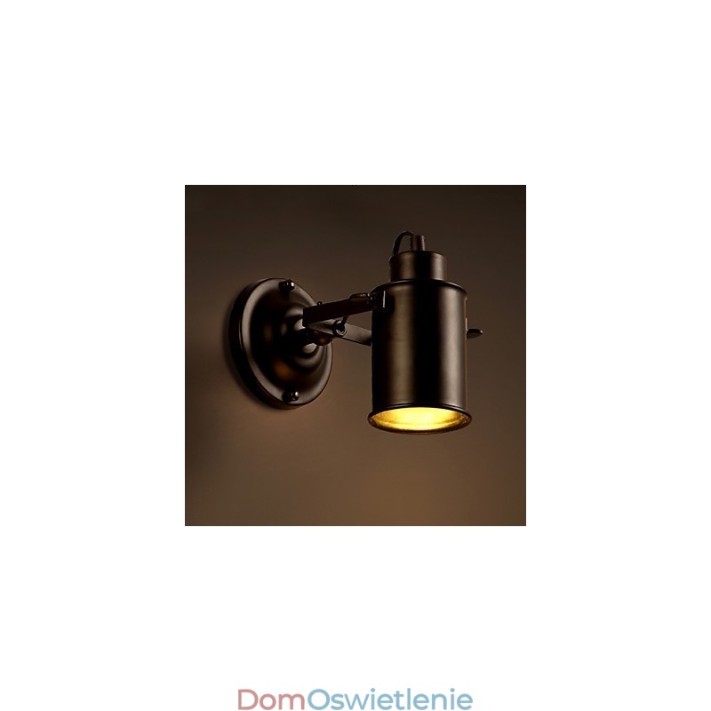 Vintage Kinkiet Przemysłowy Czarny Kuty Żelazny Kinkiet Retro Econce Fixturedison Lampa Korytarz Ścienny Oświetlenie