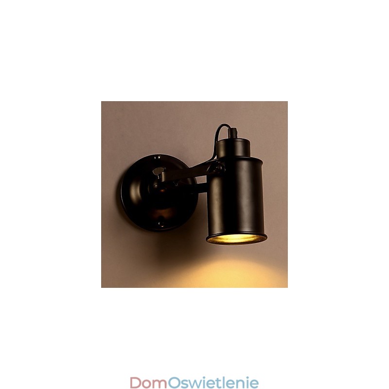 Vintage Kinkiet Przemysłowy Czarny Kuty Żelazny Kinkiet Retro Econce Fixturedison Lampa Korytarz Ścienny Oświetlenie