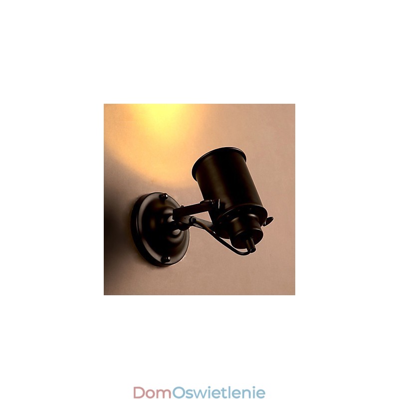 Vintage Kinkiet Przemysłowy Czarny Kuty Żelazny Kinkiet Retro Econce Fixturedison Lampa Korytarz Ścienny Oświetlenie