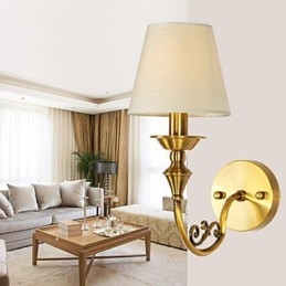 Klasyczne lampy ścienne do sypialni, proste metalowe kinkiety do salonu, barek, kawiarnia, korytarz, balkon, lampa ścienna