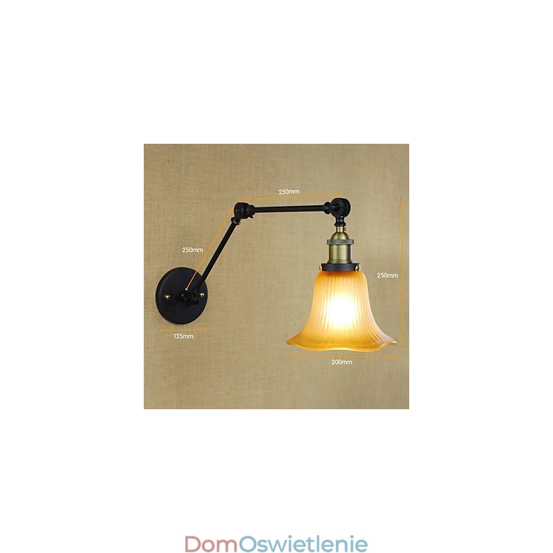 Kinkiety Oświetlenie łazienkowe Kinkiety zewnętrzne Kinkiety do czytania Rustykalny domek Metal