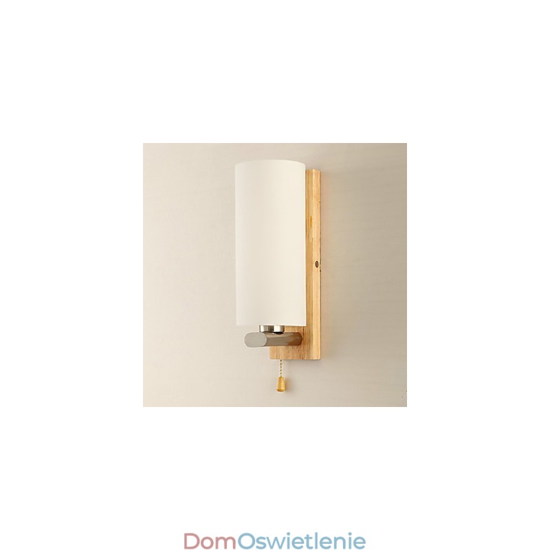 Kinkiety ścienne Nowoczesne Współczesne Drewno Bambus