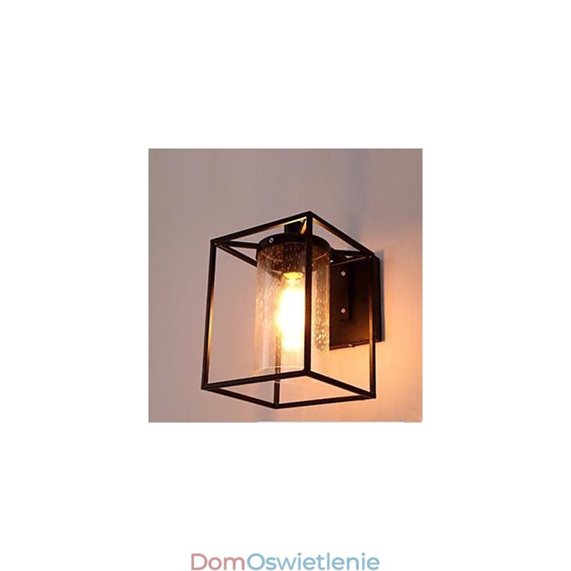 Amerykańska osobowość country loft nordycki styl kontraktowy lampa ścienna z bańki deszczu
