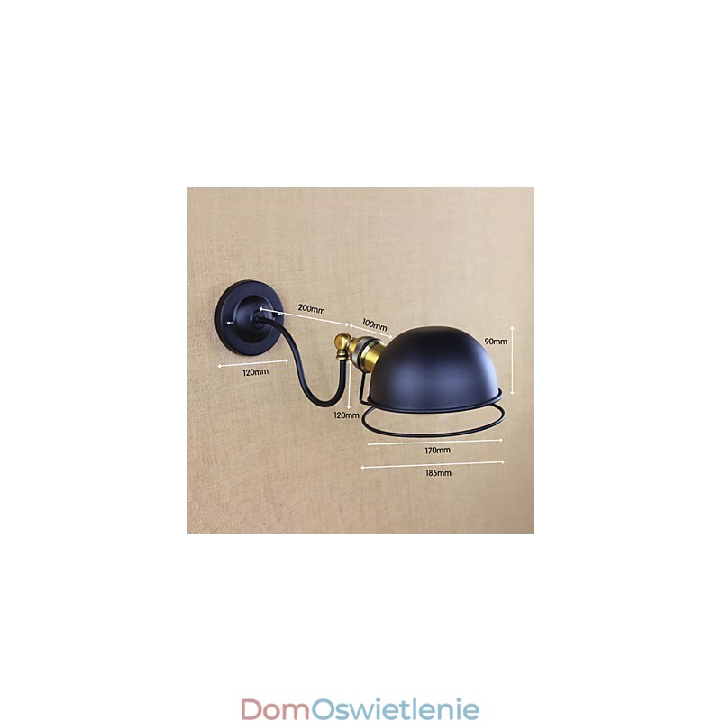 Kinkiety, lampy wiszące, lampy do czytania, styl miniaturowy, rustykalny domek, metal