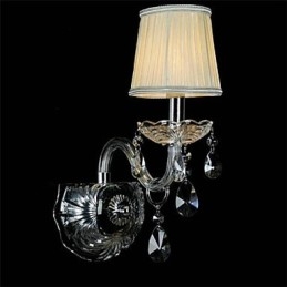 Kryształowe kinkiety ścienne w stylu mini, lampy ścienne w kształcie świec, nowoczesne, współczesne, szklane
