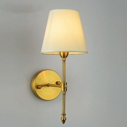 Klasyczne lampy ścienne do sypialni, proste metalowe kinkiety do salonu, barek, kawiarnia, korytarz, balkon, lampa ścienna
