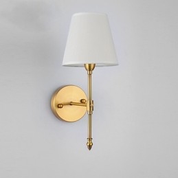 Klasyczne lampy ścienne do sypialni, proste metalowe kinkiety do salonu, barek, kawiarnia, korytarz, balkon, lampa ścienna