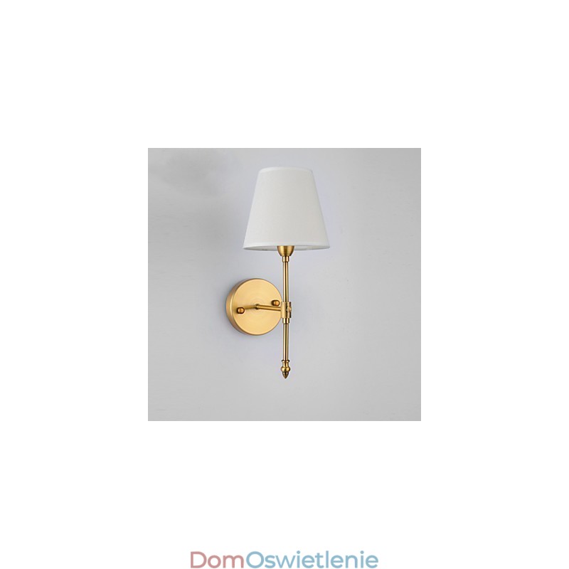 Klasyczne lampy ścienne do sypialni, proste metalowe kinkiety do salonu, barek, kawiarnia, korytarz, balkon, lampa ścienna