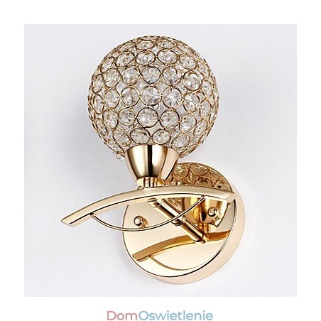 Kinkiety Ścienne Lampy Ścienne Do Czytania Kryształowe Mini Styl Nowoczesny Współczesny Metal