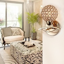 Kinkiety Ścienne Lampy Ścienne Do Czytania Kryształowe Mini Styl Nowoczesny Współczesny Metal