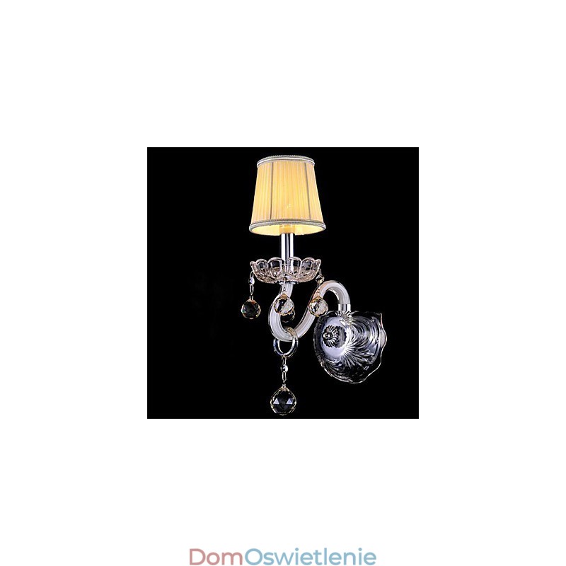 Kryształowe kinkiety ścienne w stylu mini, lampy ścienne w kształcie świec, nowoczesne, współczesne, szklane
