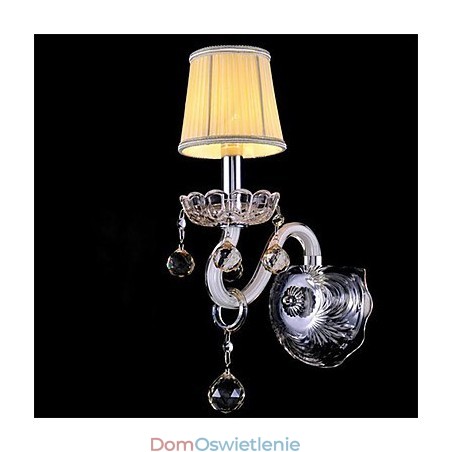 Kryształowe kinkiety ścienne w stylu mini, lampy ścienne w kształcie świec, nowoczesne, współczesne, szklane Kryształowe kinkiety ścienne w stylu mini, lampy ścienne w kształcie świec, nowoczesne, współczesne, szklane