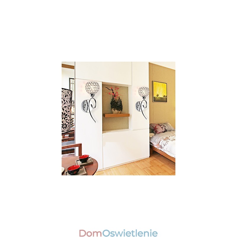 Kinkiety Ścienne Lampy Ścienne Do Czytania Kryształowe Mini Styl Nowoczesny Współczesny Metal