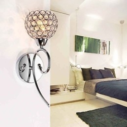 Kinkiety Ścienne Lampy Ścienne Do Czytania Kryształowe Mini Styl Nowoczesny Współczesny Metal