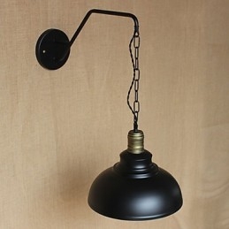 Prosta i kreatywna osobowość Kinkiet Przemysłowy łańcuch Amerykański Retro Żelazo Korytarz Sypialnia Lampa ścienna przy łóżku